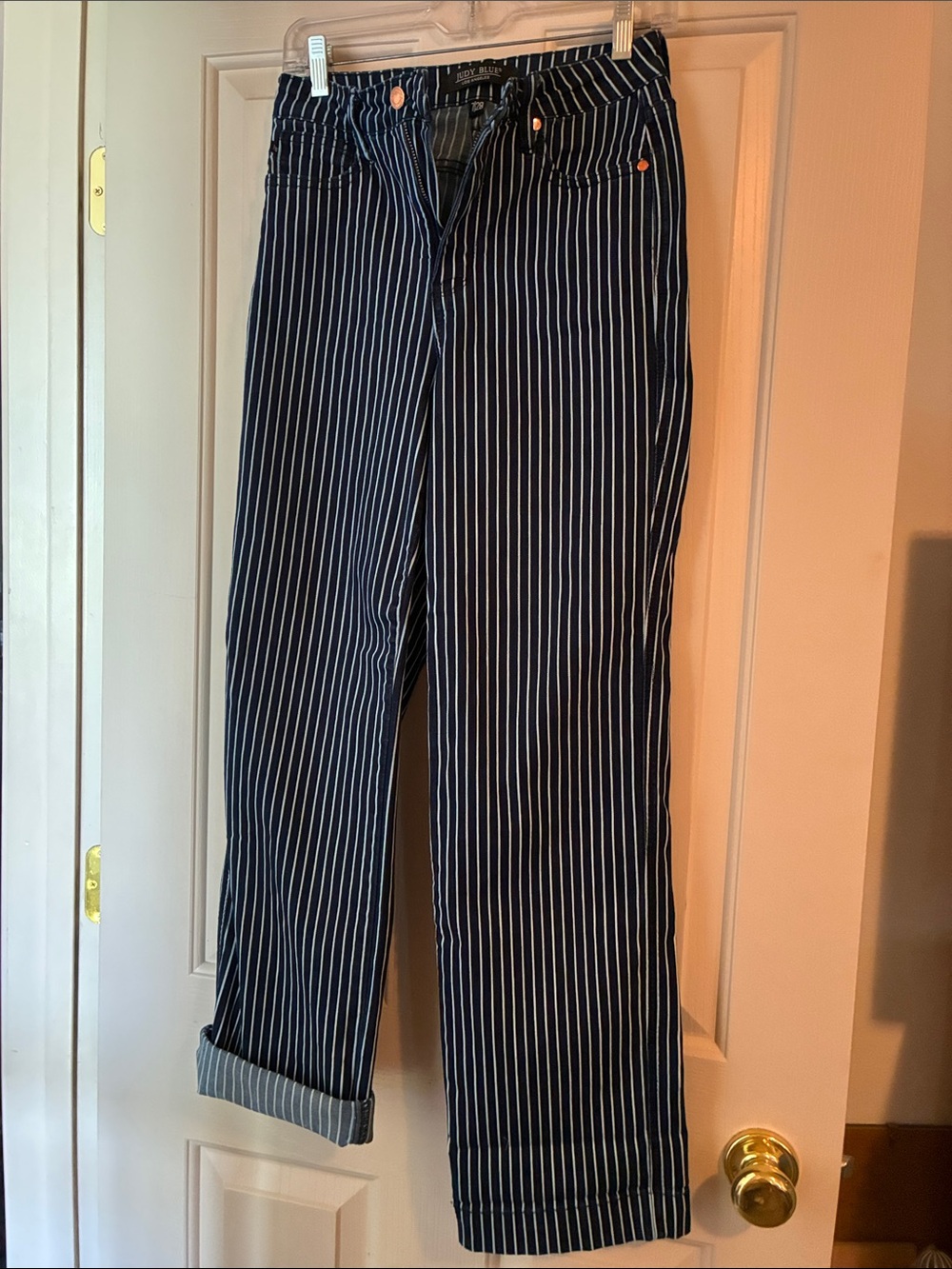 Judy Blue Navy Pinstripe Jeans